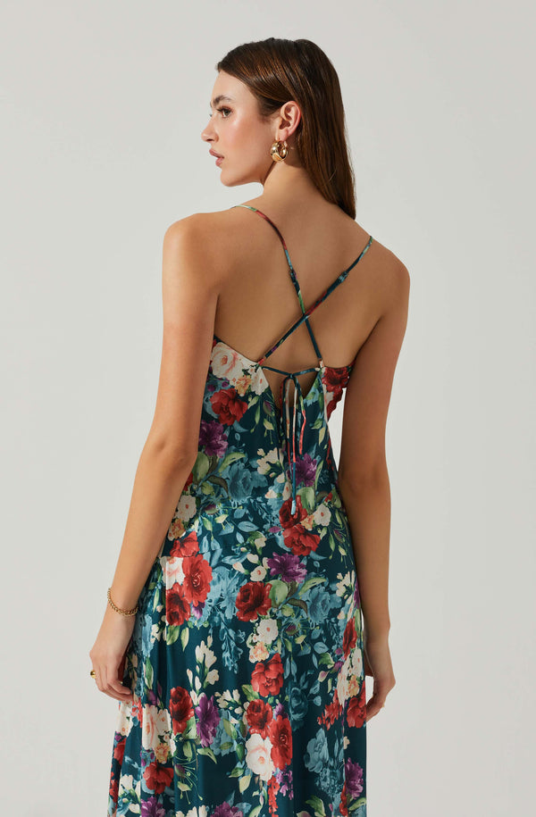 Gaia Floral Midi Dress - Image 5