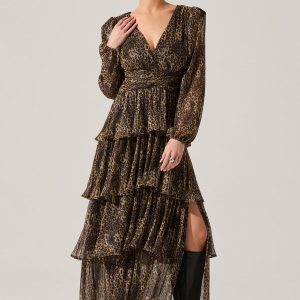 Anora Floral Tiered Maxi Dress